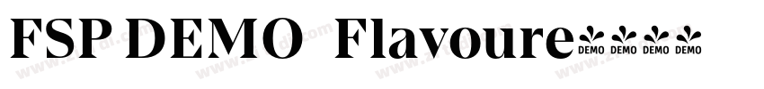 FSP DEMO   Flavoure字体转换